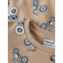 NAME IT Sweatshirt Vifelix Sesame Tractor